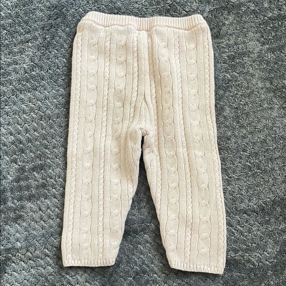 OshKosh B'gosh Pink Knit Hooded Jacket and Pants Set 6-9months